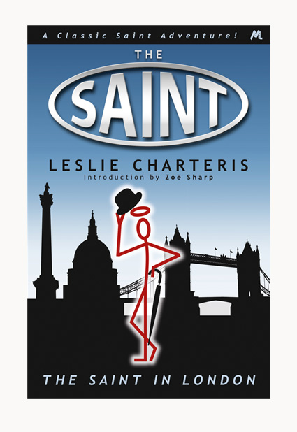 Andrew Howard designed book cover 'The Saint In London'